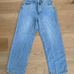 White Fox Boutique White Fox Jeans Wide Leg High Waist Size L Blue Photo 0