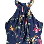 Meghan Los Angeles Aphrodite Cascading Ruffle Maxi Dress Navy‎ Blue Size Small Photo 5