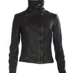 ALLSAINTS ππ Belvedere Jacket ~ 100% Leather Moto Dark Brown Size US 4 Photo 7