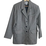 Bill Blass Vintage  Women Tweed‎ Jacket 10 Houndstooth Career Professional Blazer Photo 0