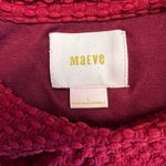 Anthropologie Maeve x - Cerise Red Mock Neck Swing Knee Length Dress Sz L Photo 6