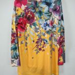 Soft Surroundings  Springy Floral Delphina Sweater Top Size L Photo 6
