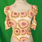Free People NWT‎  Womens Give Me More Floral Square Neck Too Shirt Small Photo 0