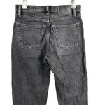 Acne Studios Womens Jeans Black Wash 5 Pocket Button Fly Straight Size 24 Photo 3