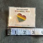 Rainbow Heart Pride Enamel Pin by Ink Meets Paper NEW Photo 1