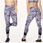 Lululemon Vivid Vision Nulux Wunder Under Hi Rise Tight Leggings Size 6 Photo 1