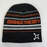 Orange Theory Beanie Hat Black Orange One Size Pull On Warm Embroidered Logo Photo 1