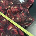 Motherhood maternity Floral Sleeveless Dress in Red and Gold Photo 4