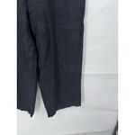 Hot Cotton 100% Linen Wide Leg Pant Women Small Black Minimalist Lagenlook Photo 7