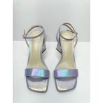 BP  Sandals Womens Size 5 Lilac Parker Ankle Strap Chunky Triangular Heels Photo 7
