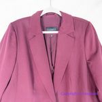 Eloquii New!  Wide Belt Single Breasted Blazer‎ burgundy, size 16 Photo 6