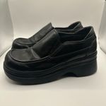 Vintage American Eagle Channing Black Platform Loafer Women 7.5 Chunky Sole goth Photo 3