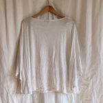 Calypso St. Barth  100% Linen Short Sleeve Flowy Poncho Like Top Photo 6