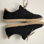 Olukai Kaula Pa‘a Lī Shoes Canvas Lace-Up Espadrilles Sneaker Slip Ons Black Photo 8