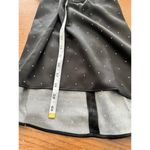 We Wore What  Cowl Black Maxi Dress Polka Dot Size 4 NWT Gown Photo 6