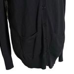 Harvé Benard Womens Snakeskin Print Cardigan Sweater Black Knit Size L Harve Benard NEW‎ Photo 4