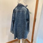 Thrill long Denim Hooded Jacket for Women Size M Photo 4