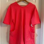 Free People Movement Free People FP Movement Hot Shot Tee Romper Electric Sunset Neon Pink XS NWT Photo 1