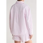 BLANK NYC  Striped Pink Button Down Shirt Photo 1