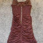 Hello Molly  Brown Mini Dress Photo 2