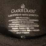 Cuddl Duds  Fleece Top Base Layer Winter Wear Black Cozy Warm Snuggly Small Photo 1