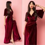 Baltic Born  Velvet Wrap Dress XXXL Photo 3