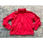 Baleaf Rose Red Waterproof Cycling Rain Jacket W Hideaway Hood XL Photo 2