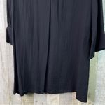 (Flawed Button Broken)Fridaze Linen Redefined Black Linen Shirt Jacket Size XL Photo 9