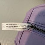 Free People  bag leather small handbag purse boho lilac purple lavender Photo 7