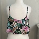 Hurley  Swing Tank‎ Island Style Floral Crop Top Size Medium Photo 2