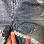 All Saints distressed blue denim shorts size‎ 29 BIN O Photo 5
