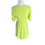 Lovers + Friends - NWT Tirzah Lime Green Cut Out Mini Dress Sz M Photo 5