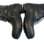 Hunter Kerrera Leather And Rubber Duck Boots in Black, Sz 8 women’s Photo 6