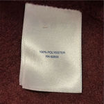 Lands' End Women's XL Red Sweater Fleece Lined Snap Overlay Full Zip Closure Photo 7