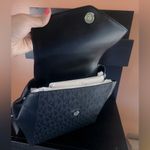 Michael Kors $398 MD BLACK PEBBLED LEATHER BACKPACK LOGO COVERED "FREYA" NWT Photo 3