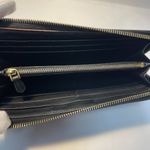 Prada  Vitello Move Half Zip Black Long Wallet - Preowned Photo 6