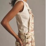 Anthropologie  Pilcro Camo Overalls Romper in Green Motif Sz M NWT $118R Photo 4