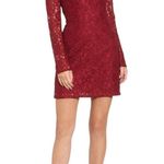 WAYF Say It Out Loud Lace Mini Dress Garnet Red Size M NWT Photo 11