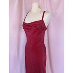 All that jazz Vintage 1990s Red Sparkle Formal Maxi Dress L Large Photo 4