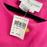 Adrienne Vittadini  Hot Pink Gold Button Sleeveless Sheath Dress Womens 6 Barbie Photo 2