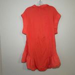 Daily Practice by Anthropologie Short Sleeve Tango Dress Coral Collared Size L Orange Size L Photo 8