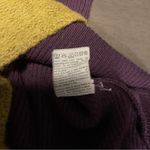 Save The Queen Vintage Unique Asymmetrical Patched Sweater Purple Photo 6