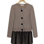 Anthropologie a'reve Lace Peplum Elegant Jacket Audrey Hepburn Victorian Small Photo 0