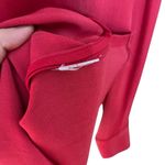 Atoir Satin Button Down Blouse Red Long Sleeve Women’s Size XS Photo 6