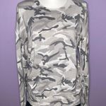 Calvin Klein NWT Gray Camo Print Sweater Photo 3