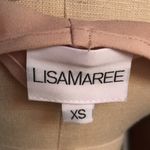 LISA MAREE Silk Mini Dress. Heart Cut Out. Nude/Blush. XS. NWOT Pink Photo 8