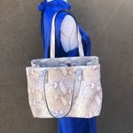 Rachel Zoe  Snake Print Tote Satchel Shoulder Bag Photo 8