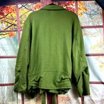Free People Rebel Knit Oversized Moto Jacket - Green - size XL Photo 9