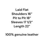 Attention Brand Trending Fitted Genuine Leather Moto Jacket MEDIUM Photo 8