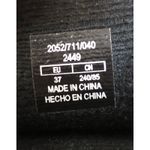 ZARA  Black Quilted Lug Sole Pull Tab Tall Winter Stylish Boots 6.5 US / EU 37 Photo 9